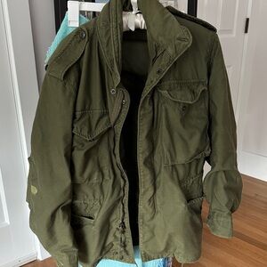 Men's Classic Military Field Jacket in Olive